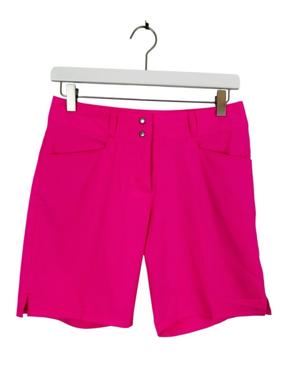 Adidas Hot Pink Bermuda Shorts Women's Size 2